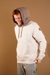 Sweat à capuche Jaxon Heather Oatmeal